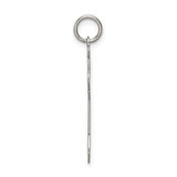 Sterling Silver Rhodium-plated Kid Charm - XK-C1DAC182-1232