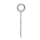 Sterling Silver Rhodium-plated Kiss Kid Charm - XK-22A6C103-7292