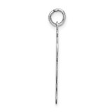 Sterling Silver Rhodium-plated Kiss Kid Charm - XK-696857F3-9699