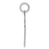 Sterling Silver Rhodium-plated Laser Designed Cross Pendant - QX-F0F8EF59-7732