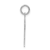 Sterling Silver Rhodium-plated Love Kid Charm - XK-167D9A21-2442