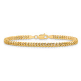 14K 7 inch 3.5mm Solid Miami Cuban Link with Lobster Clasp Bracelet