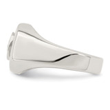 Sterling Silver Rhodium-plated Men's CZ Ring - QR-12024EF7-3891