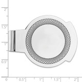 Sterling Silver Rhodium-plated Money Clip - QQ-0AF8C765-7029