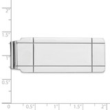 Sterling Silver Rhodium-plated Money Clip - QQ-515A49A3-1272