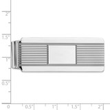 Sterling Silver Rhodium-plated Money Clip - QQ-5366D0A6-3493
