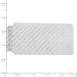 Sterling Silver Rhodium-plated Money Clip - QQ-C96E8D40-3991