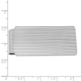 Sterling Silver Rhodium-plated Money Clip - QQ-DC770BF8-4298
