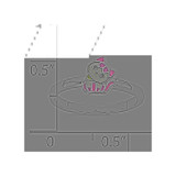 Sterling Silver Rhodium-plated Multi-color Enameled Cat Children's Ring - QR-70287720-1038