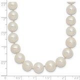 14k 7.5-9mm White Freshwater Cultured Pearl Graduated 18 inch Necklace