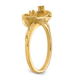 14k 7.5mm Pearl & Diamond Ring Mounting - Y4-60808858-6264