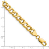 14k 7.5mm Semi-Solid Curb Chain - BC-015D5392-1990