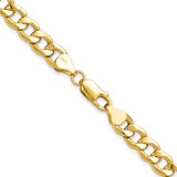 14k 7.5mm Semi-Solid Curb Chain - BC-0EA2E7EC-1491