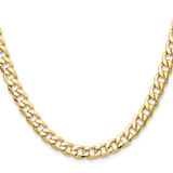 14k 7.5mm Semi-Solid Curb Chain - BC-3B26459A-9614