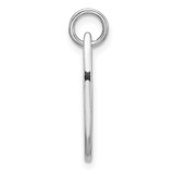 Sterling Silver Rhodium-plated Polished Blue Enamel Turtle Surfboard Pendant - QP-219A57B2-6087