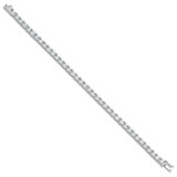 Sterling Silver Rhodium-plated Polished CZ Tennis Bracelet - QG-C36FA282-9550