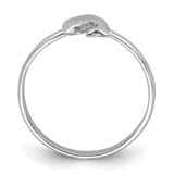 Sterling Silver Rhodium-plated Polished Dolphin Children's Ring - QR-599789B6-4625