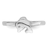 Sterling Silver Rhodium-plated Polished Dolphin Children's Ring - QR-599789B6-4625