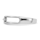 Sterling Silver Rhodium-plated Polished Ring - QR-6E756C6D-6032