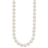 14k 7-8mm White Round Akoya Saltwater Cultured Pearl 24 inch Necklace - PL-6591325D-7678