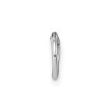 Sterling Silver Rhodium-plated Polished Single Cartilage Hoop Earring - QE-71F52725-3281