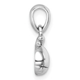 Sterling Silver Rhodium-Plated Polished Whale Pendant - PL-1140884F-6301