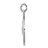 Sterling Silver Rhodium-plated Saint Jude Thaddeus Medal - QC-FCBCA322-3735