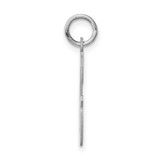 Sterling Silver Rhodium-plated Script Letter G Initial Charm - QC-8365D97E-1967