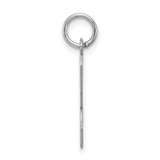 Sterling Silver Rhodium-plated Script Letter K Initial Charm - QC-EBBE75DA-6925