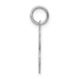 Sterling Silver Rhodium-plated Sweet Sixteen Disc Charm - QC-15A7BE6F-8025