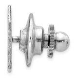 Sterling Silver Rhodium-plated Tie Tac - QQ-D97881E9-5913