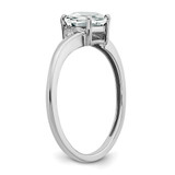 Sterling Silver Rhodium-plated White Topaz and Diamond Ring - RM-D5C17EB6-3644