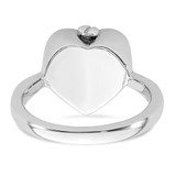 Sterling Silver Rhodium-plated with Rose-tone Circle Celtic Heart I STILL NEED YOU CLOSE TO ME (Inside) Ash Holder Size 6 Ring