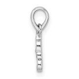 Sterling Silver Rhod-plated Multi-color Enameled Dog Children's Pendant