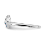 Sterling Silver RH-plated Multi-color Enameled Cupcake Children's Ring - QR-577A25C7-9817