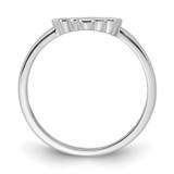 Sterling Silver RH-plated Multi-color Enameled Rainbow Children's Ring - QR-07E0319B-4453