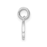 Sterling Silver RH-plated Polished & Enameled Rainbow Children's Pendant - QP-EA65AA7F-7680