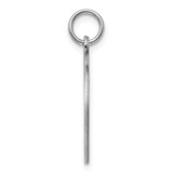 Sterling Silver Rh-plt Engraveable Round Polished Front/Back Disc Charm - QM-C722F85A-5693