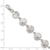 Sterling Silver Sand Dollars Bracelet - QA-24E32228-8780