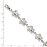 Sterling Silver Sea Turtles Bracelet - QA-F773A555-2409