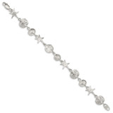 Sterling Silver Seashells Bracelet - QA-D64DBBB8-5354
