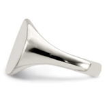 Sterling Silver Signet Ring - QR-06121F6B-4836