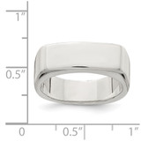Sterling Silver Signet Ring - QR-3C0E5E2C-7646