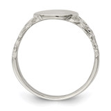 Sterling Silver Signet Ring - QR-78C6360B-1758