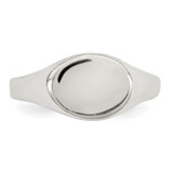 Sterling Silver Signet Ring - QR-7CFC440A-3708