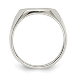 Sterling Silver Signet Ring - QR-9704F7B3-7627