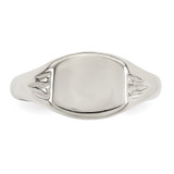 Sterling Silver Signet Ring - QR-F7FF284F-9006