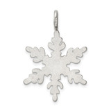 Sterling Silver Snowflake Charm - QC-7009C4AB-2212