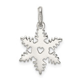Sterling Silver Snowflake Charm - QC-DEC2140C-3549