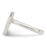 Sterling Silver Solid Cross Ring - QR-F5EEC0F4-9065
